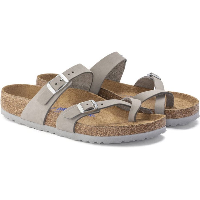 Birkenstock Mayari Leather Dove Gray Sandal