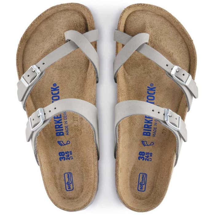 Birkenstock Mayari Leather Dove Gray Sandal