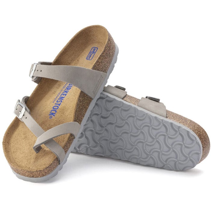 Birkenstock Mayari Leather Dove Gray Sandal