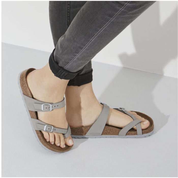 Birkenstock Mayari Leather Dove Gray Sandal