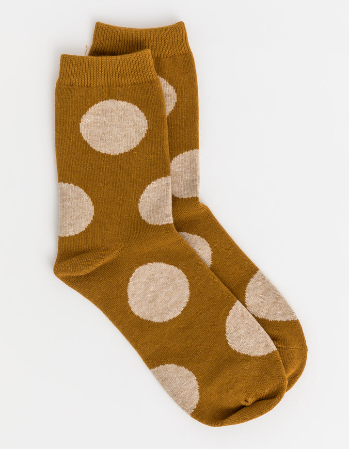 Stella & Gemma Sock Mustard Spot