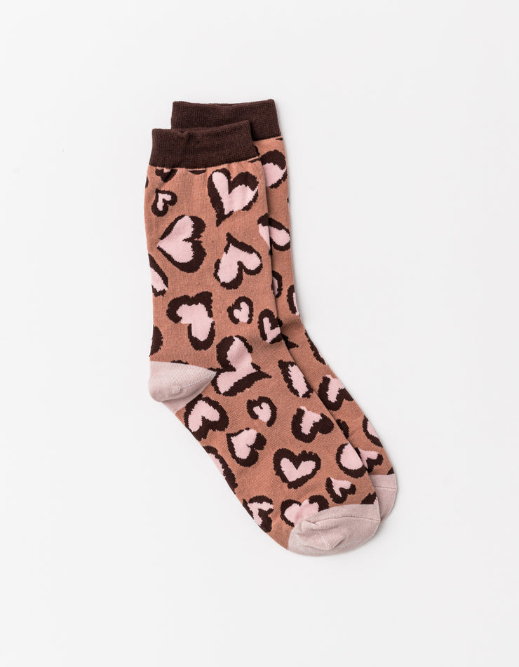 Stella & Gemma Pink Heart Socks