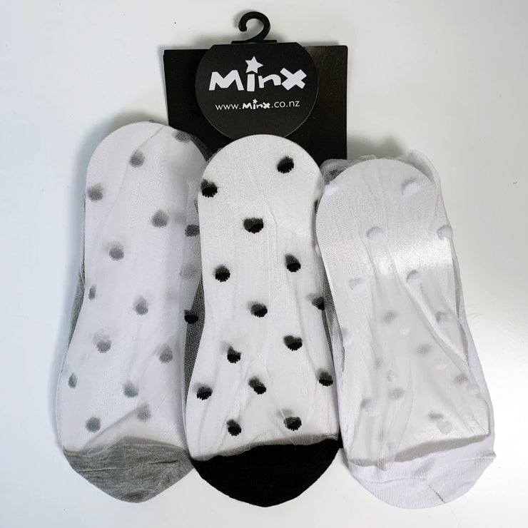 Minx Spot Sock Sheer